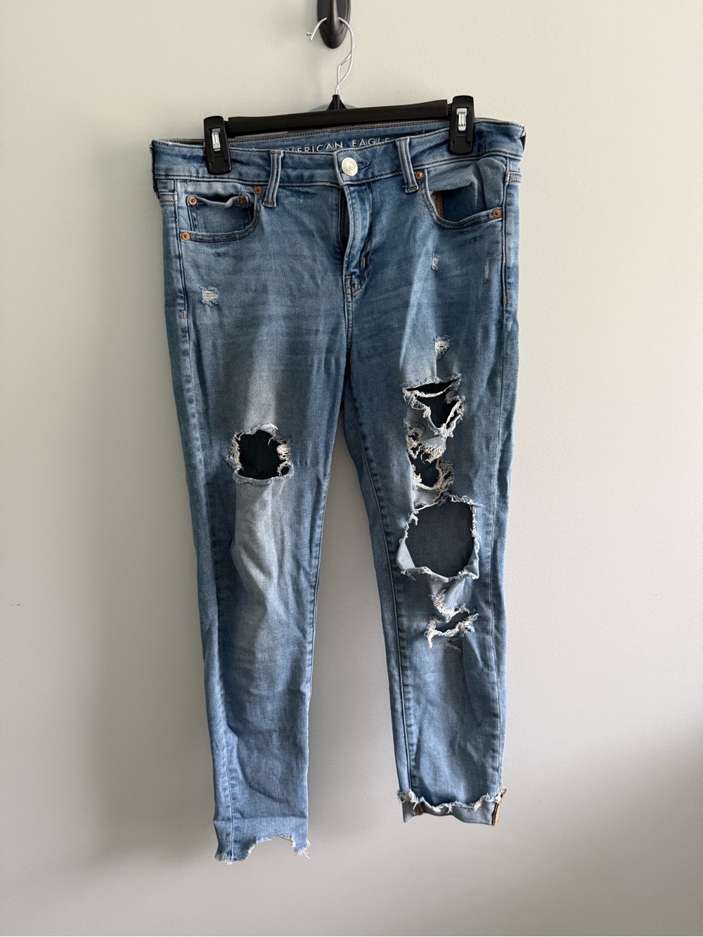 AE American Eagle Destroyed Skinny Jeans